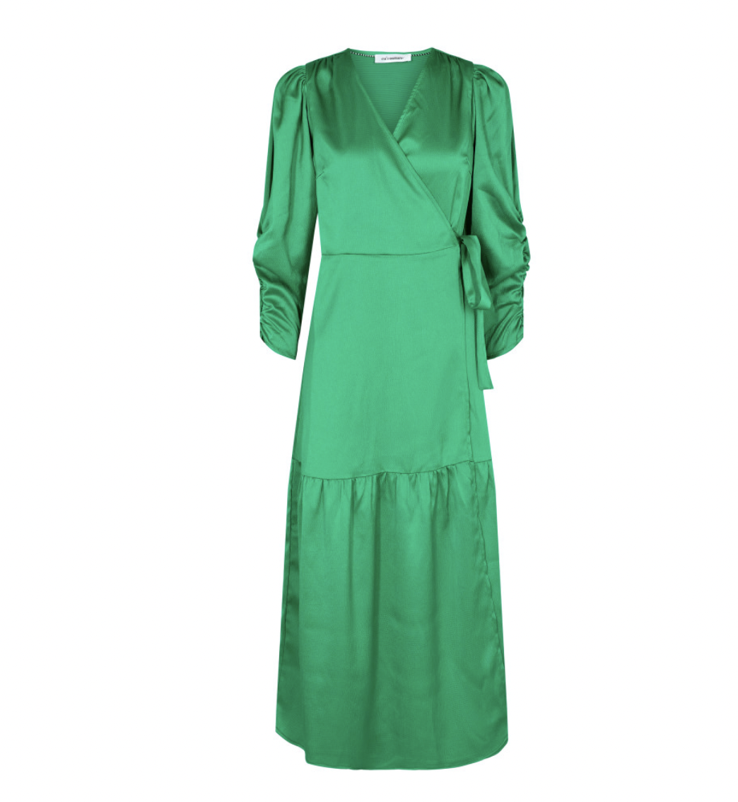 Mira Wrap Dress Green