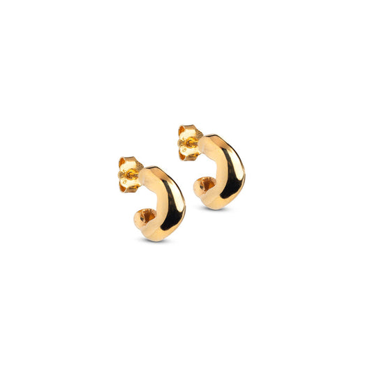 Gianna Hoops Gold Small